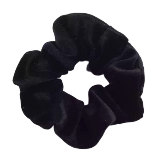 scrunchie15zwart 510x510 - Σούρα Μαλλιών Από Βελούδο μαύρο