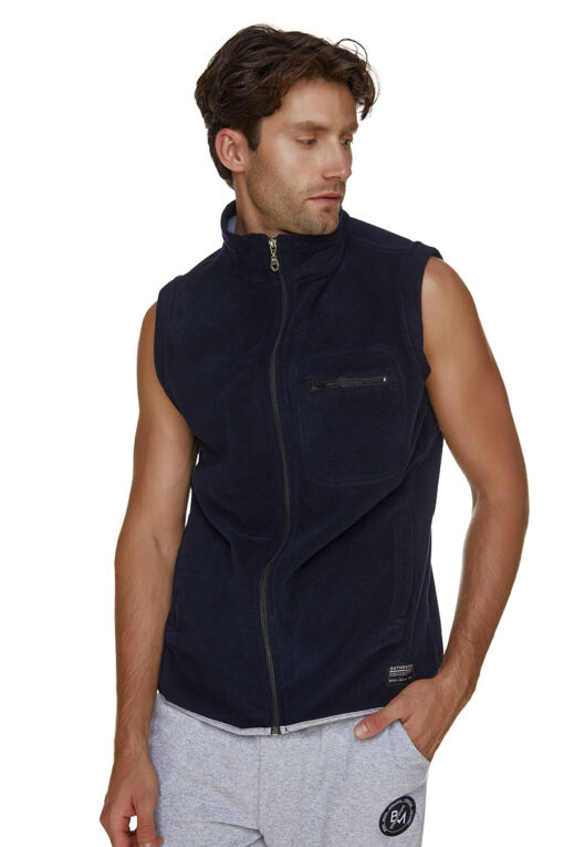 851 MPLE B 2 510x765 - ΓΙΛΕΚΟ FLEECE ΜΑΥΡΟ BODY MOVE 851-22