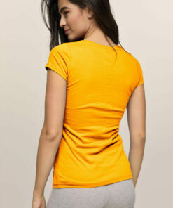 20220404140031 87293824 247x296 - Bodymove 614 Αθλητικό Γυναικείο T-shirt Κίτρινο με Λαιμόκοψη V