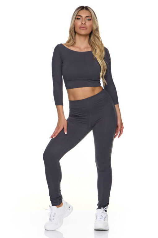 2023 07 31 Body Move2497 copy 510x765 - Bodymove Γυναικείο Αθλητικό Crop Top Fast Drying Γκρι 1370-2