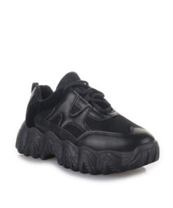 fixedratio 20220216112953 246f64a7 247x296 - Famous Shoes Γυναικεία Chunky Sneakers Μαύρα LY366-BLACK